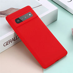 Ultra-thin Silicone Gel Soft Case 360 Degrees Cover for Google Pixel 6 Pro 5G Red