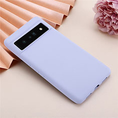 Ultra-thin Silicone Gel Soft Case 360 Degrees Cover for Google Pixel 7 Pro 5G Clove Purple