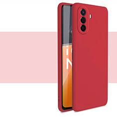 Ultra-thin Silicone Gel Soft Case 360 Degrees Cover for Huawei Enjoy 50 Red