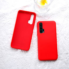 Ultra-thin Silicone Gel Soft Case 360 Degrees Cover for Huawei Honor 20 Pro Red