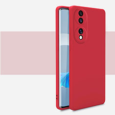 Ultra-thin Silicone Gel Soft Case 360 Degrees Cover for Huawei Honor 70 5G Red