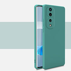 Ultra-thin Silicone Gel Soft Case 360 Degrees Cover for Huawei Honor 70 Pro 5G Green