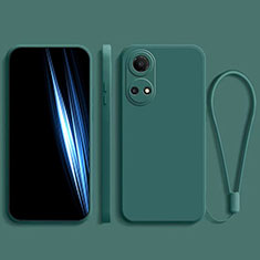 Ultra-thin Silicone Gel Soft Case 360 Degrees Cover for Huawei Honor X7 Midnight Green