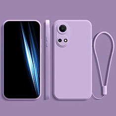 Ultra-thin Silicone Gel Soft Case 360 Degrees Cover for Huawei Honor X7 Purple