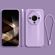 Ultra-thin Silicone Gel Soft Case 360 Degrees Cover for Huawei Mate 60 RS Ultimate Purple