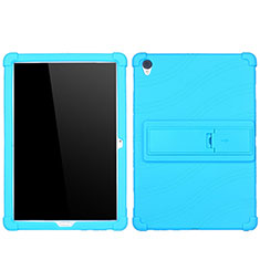 Ultra-thin Silicone Gel Soft Case 360 Degrees Cover for Huawei MediaPad M6 10.8 Sky Blue