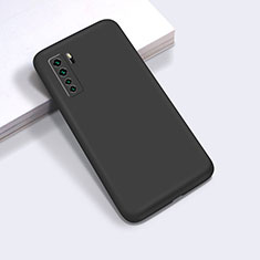 Ultra-thin Silicone Gel Soft Case 360 Degrees Cover for Huawei P40 Lite 5G Black