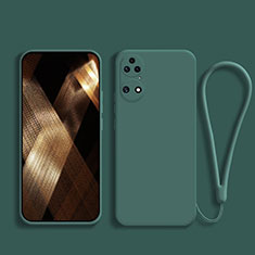 Ultra-thin Silicone Gel Soft Case 360 Degrees Cover for Huawei P50 Midnight Green