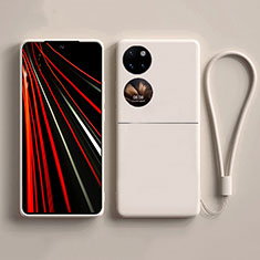 Ultra-thin Silicone Gel Soft Case 360 Degrees Cover for Huawei Pocket S White