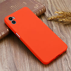 Ultra-thin Silicone Gel Soft Case 360 Degrees Cover for Motorola Moto E22S Red