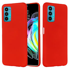 Ultra-thin Silicone Gel Soft Case 360 Degrees Cover for Motorola Moto Edge 20 5G Red