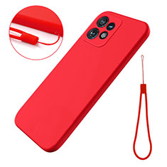 Ultra-thin Silicone Gel Soft Case 360 Degrees Cover for Motorola Moto Edge 40 Pro 5G Red