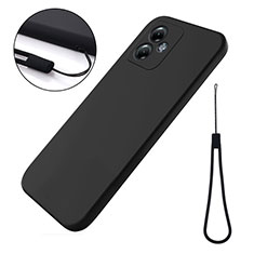 Ultra-thin Silicone Gel Soft Case 360 Degrees Cover for Motorola Moto G14 Black