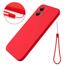 Ultra-thin Silicone Gel Soft Case 360 Degrees Cover for Motorola Moto G54 5G Red