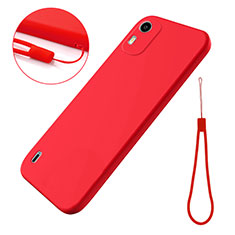 Ultra-thin Silicone Gel Soft Case 360 Degrees Cover for Nokia C12 Pro Red