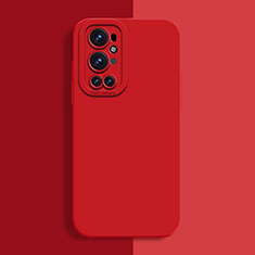 Ultra-thin Silicone Gel Soft Case 360 Degrees Cover for OnePlus 9 Pro 5G Red