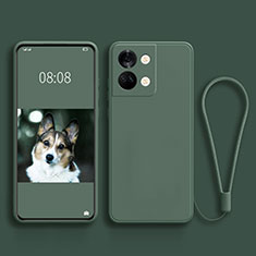 Ultra-thin Silicone Gel Soft Case 360 Degrees Cover for OnePlus Nord 3 5G Midnight Green