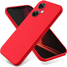 Ultra-thin Silicone Gel Soft Case 360 Degrees Cover for OnePlus Nord CE 3 Lite 5G Red