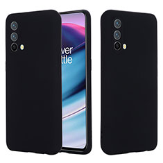 Ultra-thin Silicone Gel Soft Case 360 Degrees Cover for OnePlus Nord CE 5G Black