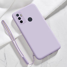 Ultra-thin Silicone Gel Soft Case 360 Degrees Cover for Oppo A11s Clove Purple