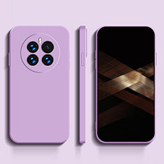 Ultra-thin Silicone Gel Soft Case 360 Degrees Cover for Oppo A2 Pro 5G Clove Purple