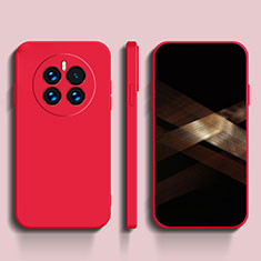 Ultra-thin Silicone Gel Soft Case 360 Degrees Cover for Oppo A2 Pro 5G Red