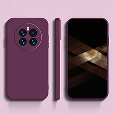 Ultra-thin Silicone Gel Soft Case 360 Degrees Cover for Oppo A2 Pro 5G Red Wine