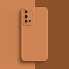 Ultra-thin Silicone Gel Soft Case 360 Degrees Cover for Oppo A74 5G Orange