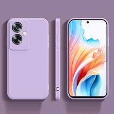 Ultra-thin Silicone Gel Soft Case 360 Degrees Cover for Oppo A79 5G Clove Purple