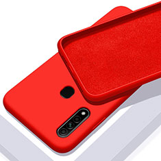 Ultra-thin Silicone Gel Soft Case 360 Degrees Cover for Oppo A8 Red