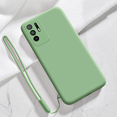 Ultra-thin Silicone Gel Soft Case 360 Degrees Cover for Oppo A95 5G Green