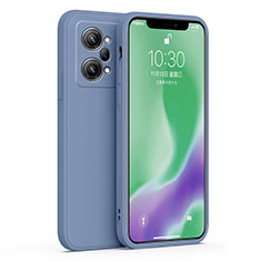 Ultra-thin Silicone Gel Soft Case 360 Degrees Cover for Oppo K10 Pro 5G Lavender Gray