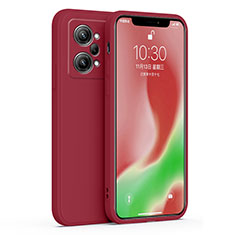 Ultra-thin Silicone Gel Soft Case 360 Degrees Cover for Oppo K10 Pro 5G Red