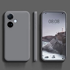 Ultra-thin Silicone Gel Soft Case 360 Degrees Cover for Oppo K11 5G Gray