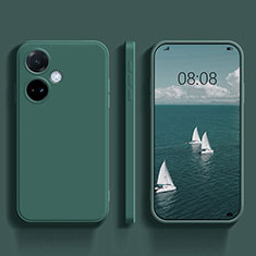 Ultra-thin Silicone Gel Soft Case 360 Degrees Cover for Oppo K11 5G Green