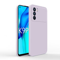 Ultra-thin Silicone Gel Soft Case 360 Degrees Cover for Oppo K9 Pro 5G Clove Purple