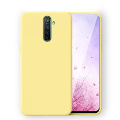 Ultra-thin Silicone Gel Soft Case 360 Degrees Cover for Oppo Reno Ace Yellow