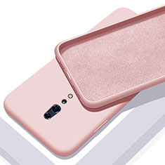 Ultra-thin Silicone Gel Soft Case 360 Degrees Cover for Oppo Reno Z Rose Gold