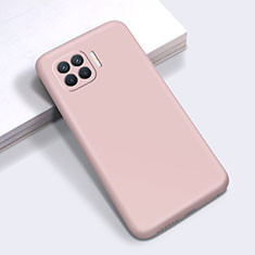 Ultra-thin Silicone Gel Soft Case 360 Degrees Cover for Oppo Reno4 Lite Pink