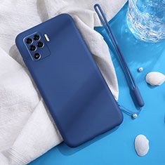 Ultra-thin Silicone Gel Soft Case 360 Degrees Cover for Oppo Reno5 Lite Blue