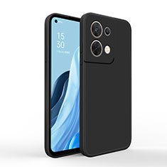 Ultra-thin Silicone Gel Soft Case 360 Degrees Cover for Oppo Reno8 Pro 5G Black