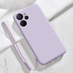 Ultra-thin Silicone Gel Soft Case 360 Degrees Cover for Realme 10T 5G Clove Purple