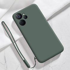 Ultra-thin Silicone Gel Soft Case 360 Degrees Cover for Realme 10T 5G Midnight Green