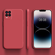 Ultra-thin Silicone Gel Soft Case 360 Degrees Cover for Realme 8 Pro Red