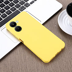 Ultra-thin Silicone Gel Soft Case 360 Degrees Cover for Realme C33 (2023) Yellow