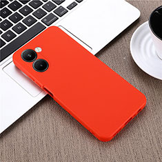 Ultra-thin Silicone Gel Soft Case 360 Degrees Cover for Realme C33 Red