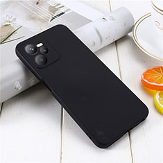 Ultra-thin Silicone Gel Soft Case 360 Degrees Cover for Realme C35 Black