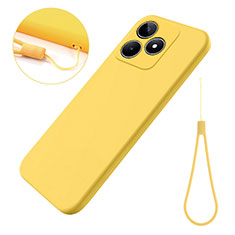 Ultra-thin Silicone Gel Soft Case 360 Degrees Cover for Realme C51 Yellow