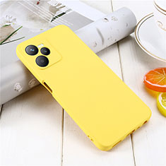 Ultra-thin Silicone Gel Soft Case 360 Degrees Cover for Realme Narzo 50A Prime Yellow