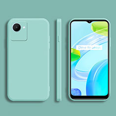 Ultra-thin Silicone Gel Soft Case 360 Degrees Cover for Realme Narzo 50i Prime Cyan